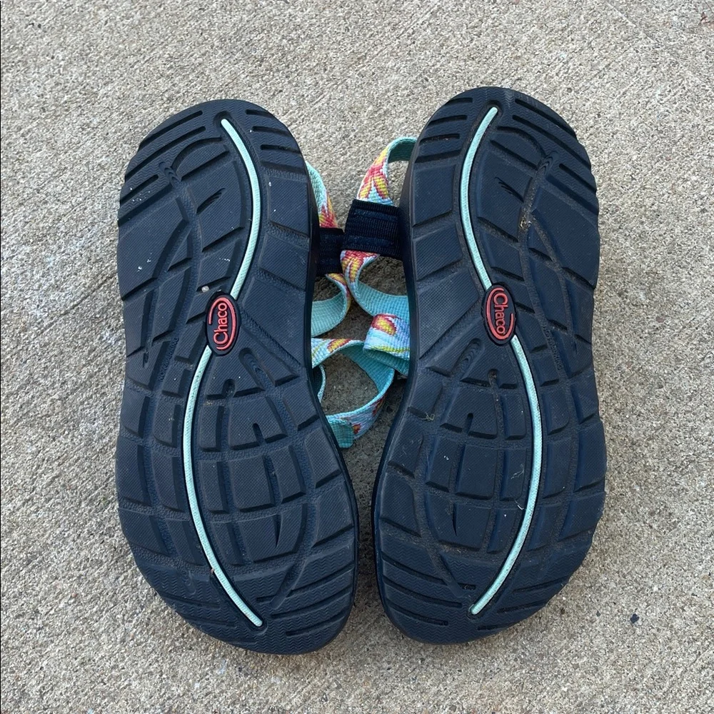 Chaco Sandals with Multicolor Straps and Black Soles - Picture 2 of 2